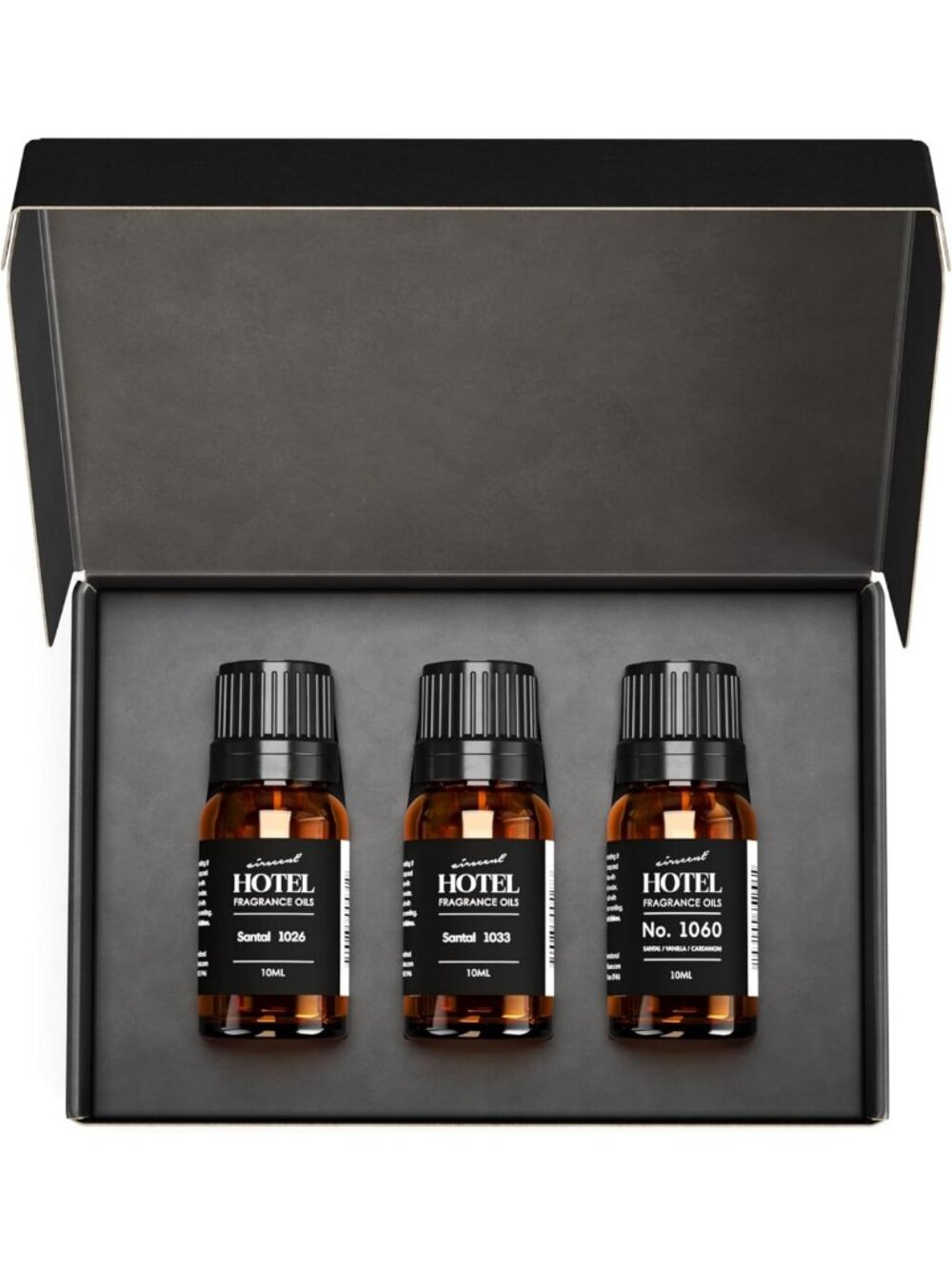 Santal Essential Oil Diffuser Set - 3 Inspiring Blends for Ultrasonic & Crafting